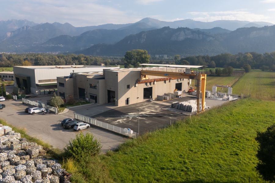 La sede di Adda Graniti ad Airuno